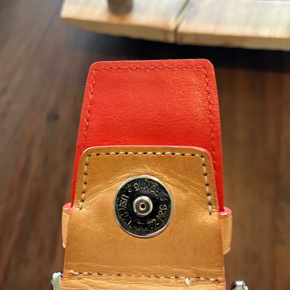 Coach vintage soho Striped Canvas Shoulder Bag with Tan Leather - Picture 7 of 10